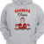 Dad Grandpa Claus And Kids Personalized Hoodie Sweatshirt