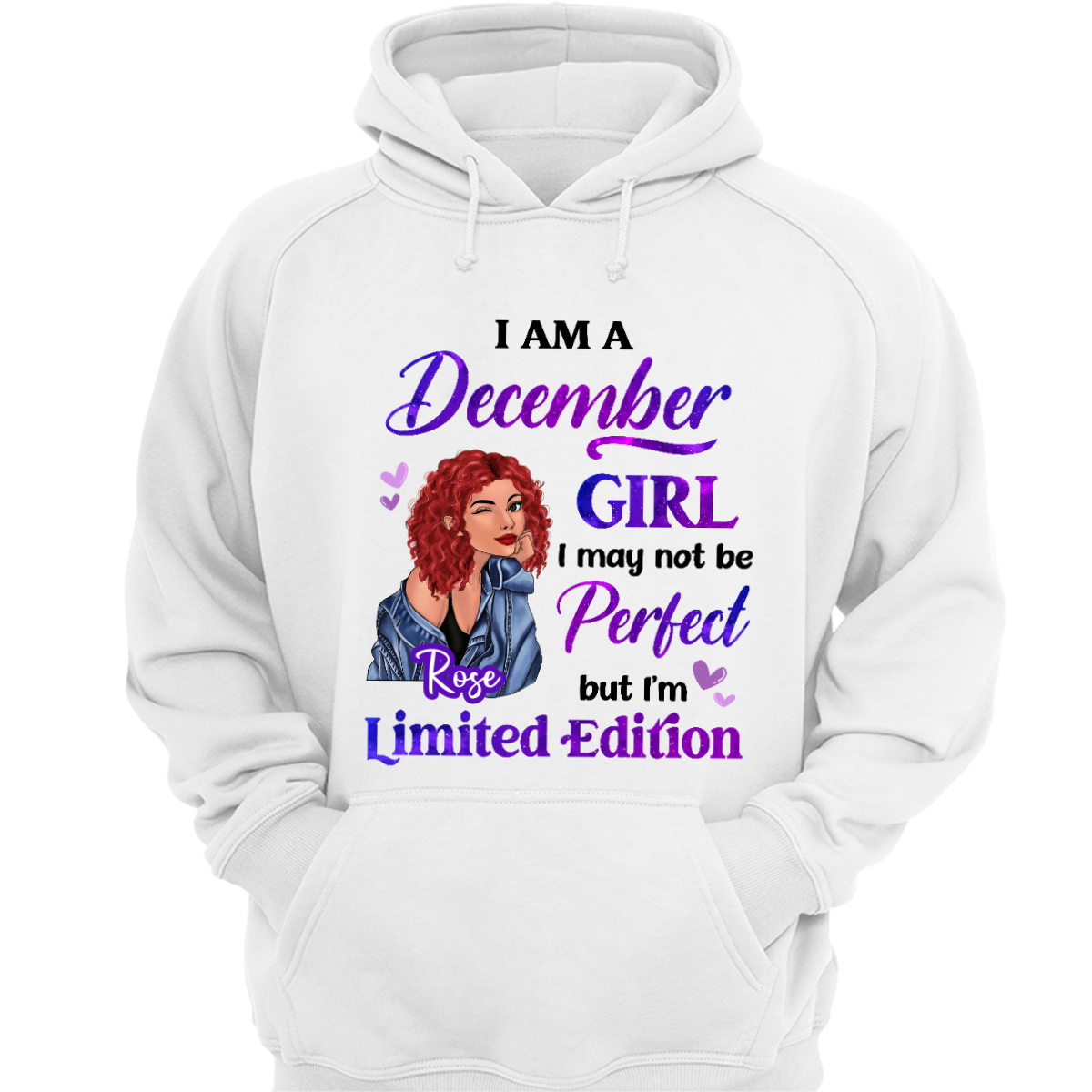 Birthday Gift Birth Month Fashion Girl Limited Edition Personalized Hoodie Sweatshirt