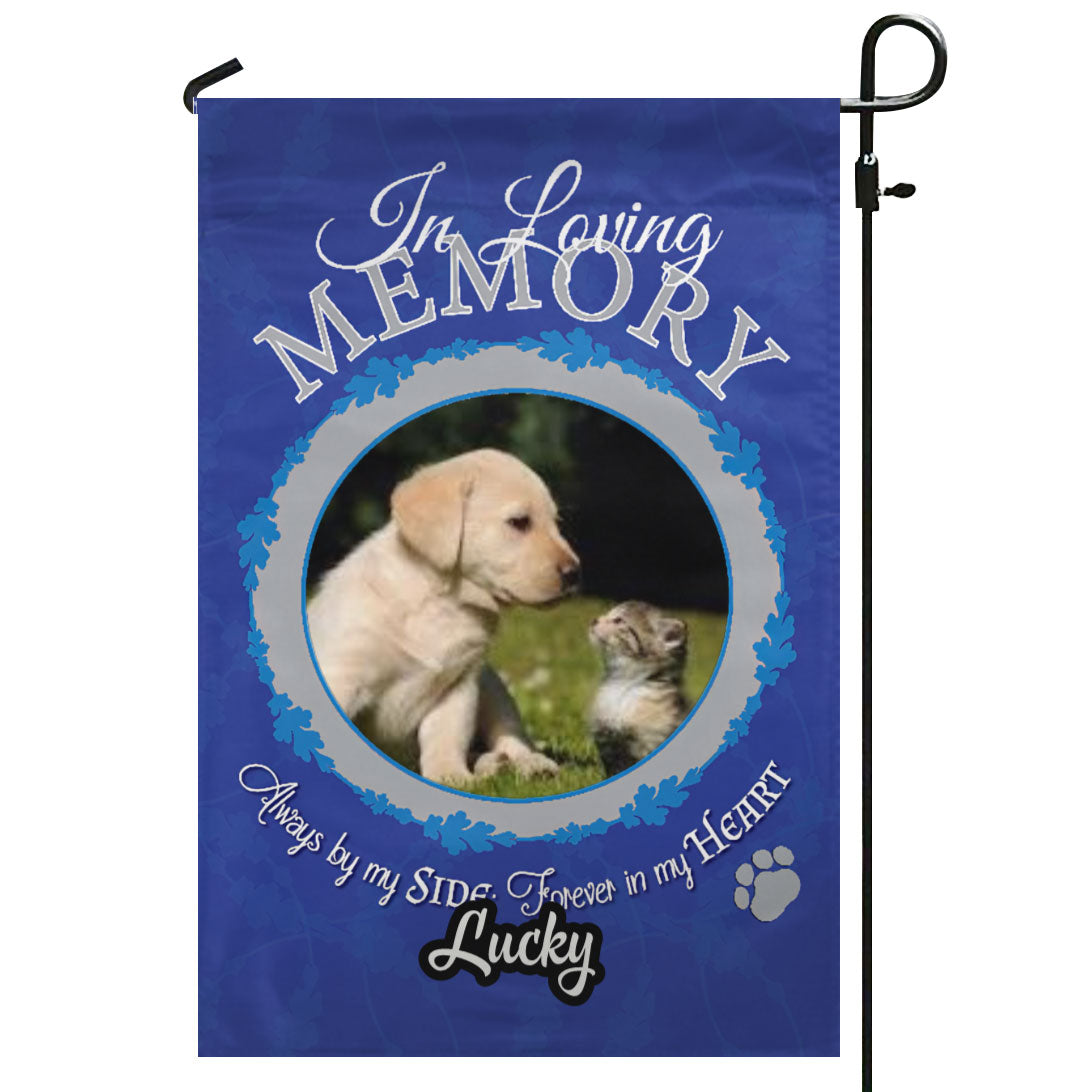 In Loving Memory – Pet – Personalized Photo & Name – Garden Flag & House Flag