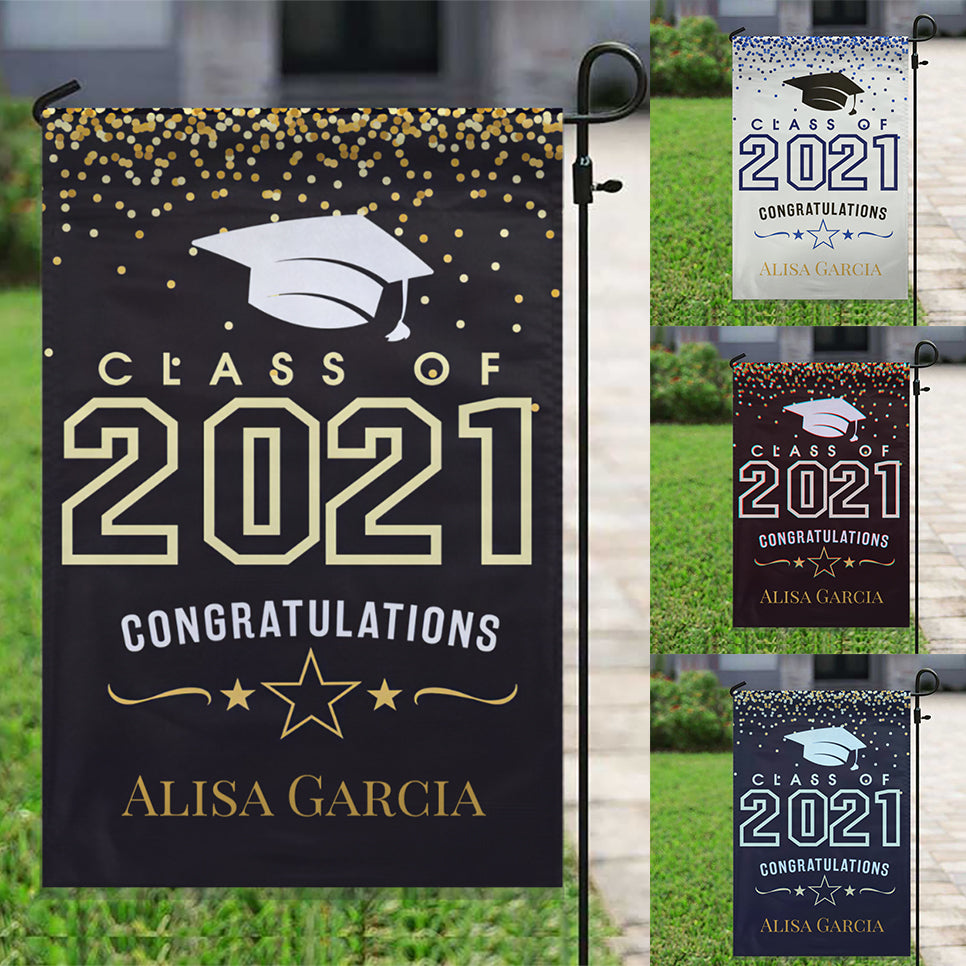 Personalized Class of Garden Flag