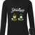 Happy St Patrick‘s Day Fluffy Cat Personalized Long Sleeve Shirt