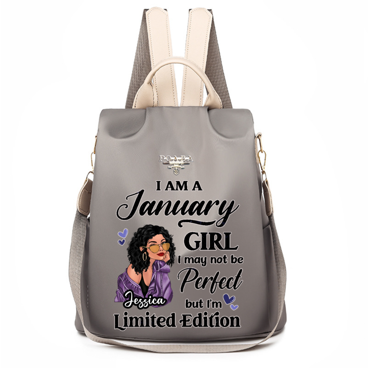 Birthday Gift Birth Month Fashion Girl Limited Edition Personalized Backpack