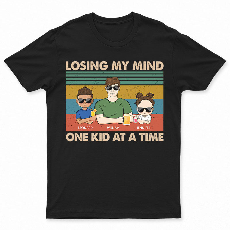 losing my mind one kid at a time shirt