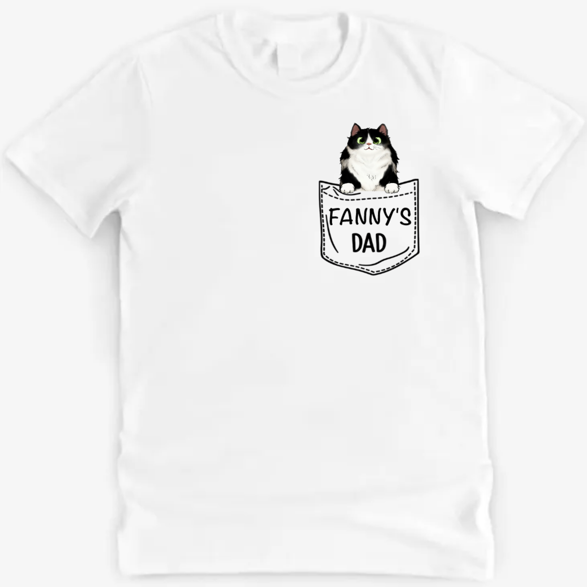 Pocket Dog / Cat Mom / Dad - Personalized Custom Classic Tee