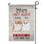 Welcome To The Cat House Cartoon Peeking Cat Personalized Garden Flag
