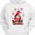 Gnome Heart Mom Grandma Gift Personalized Hoodie Sweatshirt