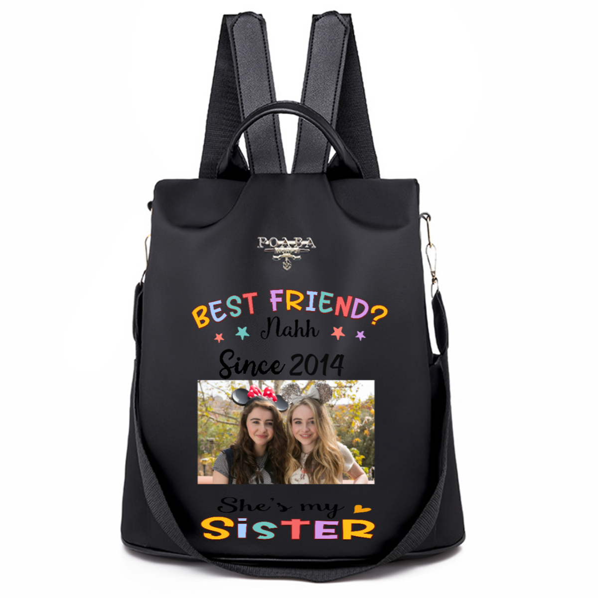 Besties Since Personalized Backpacks