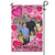 Personalized Valentine's Day Hearts House Flag & Garden Flag