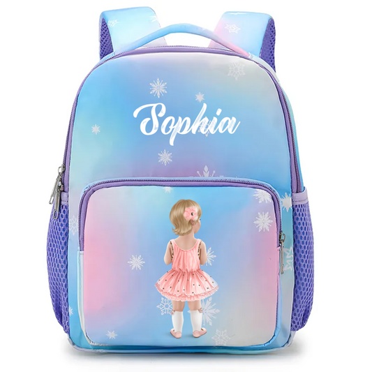 Gradient Colors Dance Bag - Gifts For Kid - Gift For Dance Lovers Personalized Custom Name Backpack