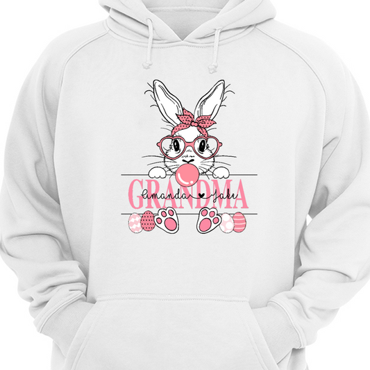 Personalized Easter Mom Grandma Hoodie Sweatshirt