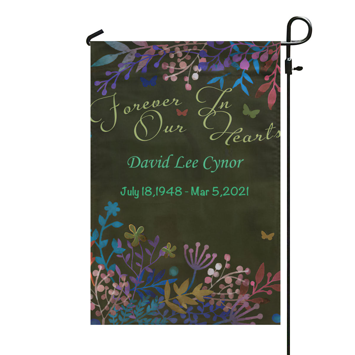 Personalized Memorial Garden Flag