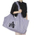 Personalized Split Letter Monogram Canvas Large Bag Fitness Travel Bag Yoga Mat Bag