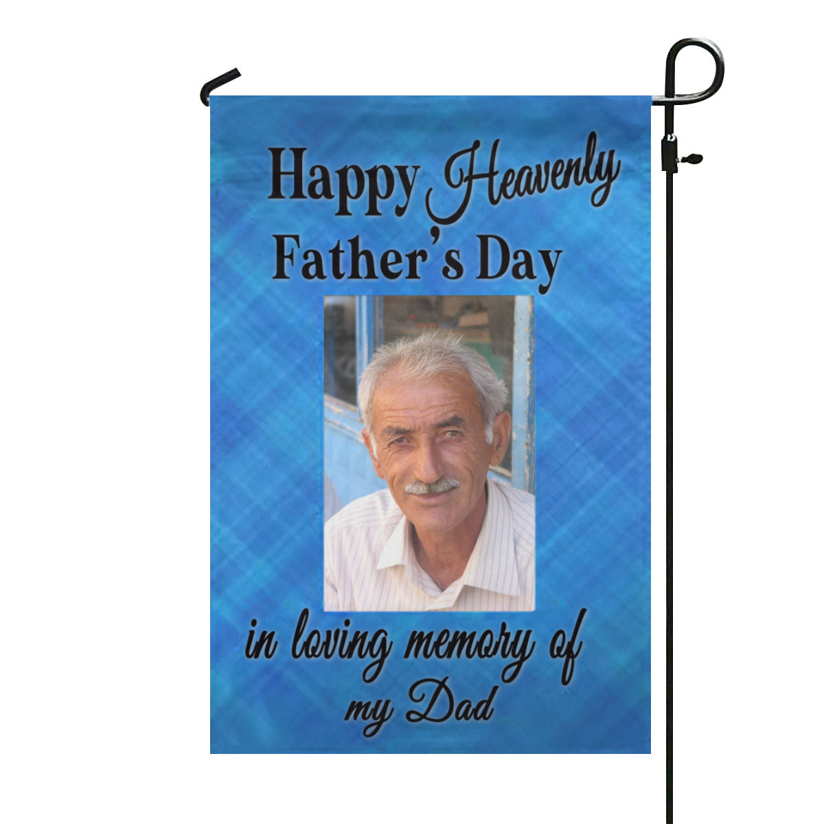 Father's Day MEMORIAL FLAG, HEAVENLY Father's Day, Memory of Dad, Memorial for Dad, In Loving Memory Flag