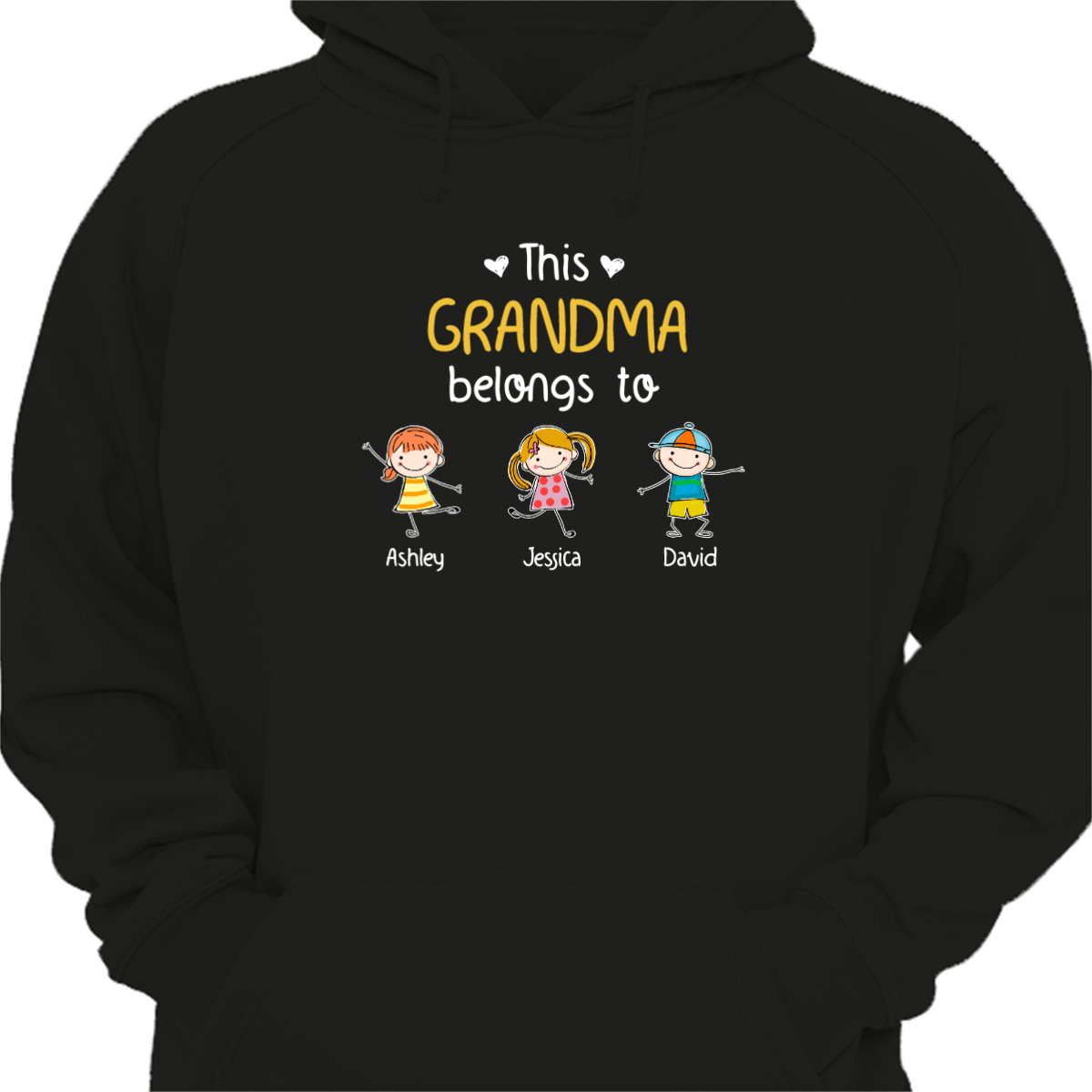 Personalized Grandma FD Hoodie Sweatshirt