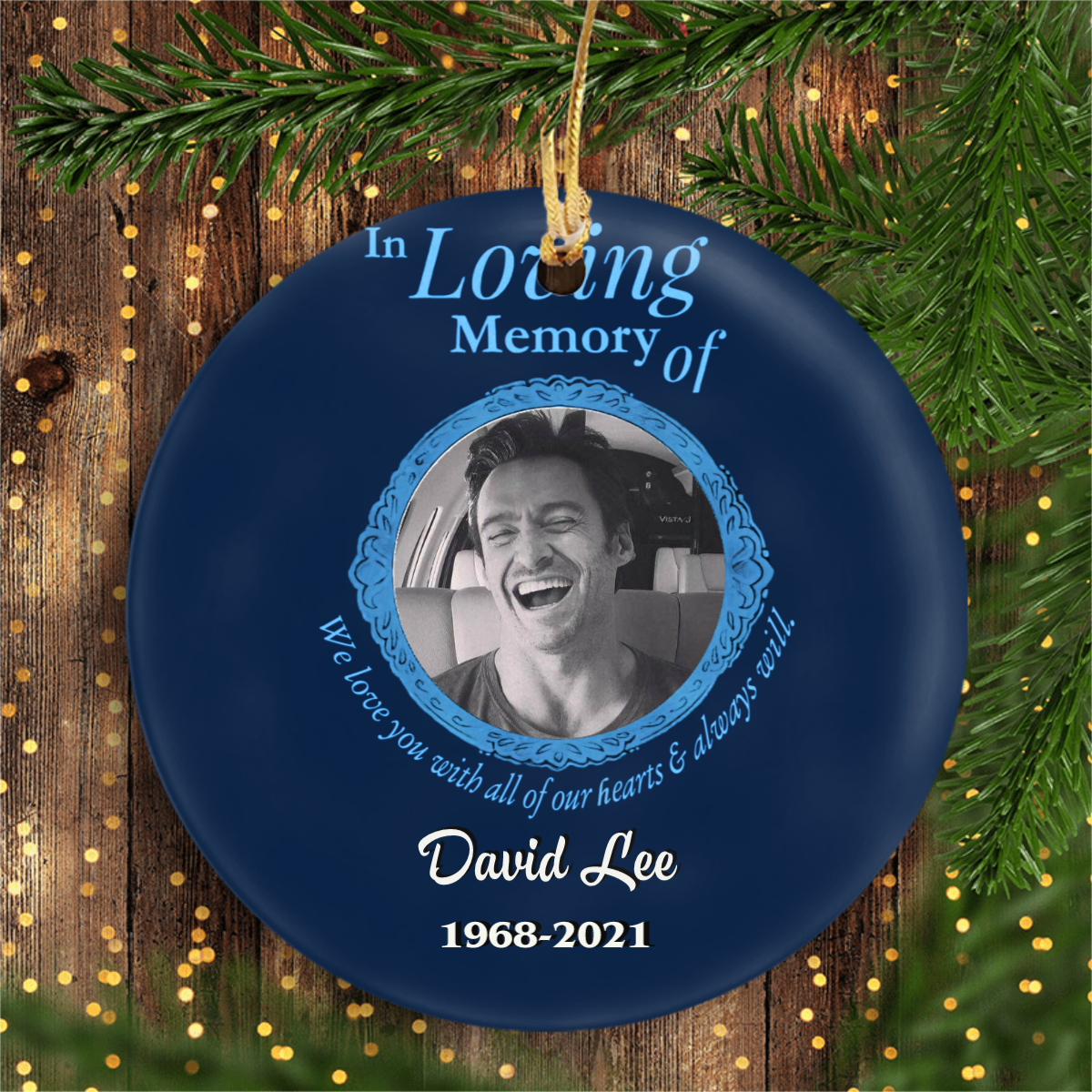 In Loving Memory Personalized Memorial Ornaments