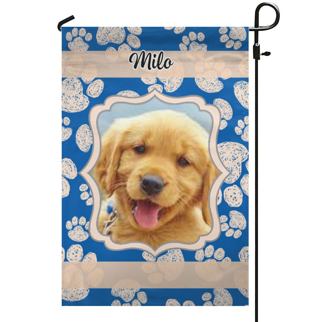 Beloved Pet – Personalized Photo & Name – Garden Flag & House Flag