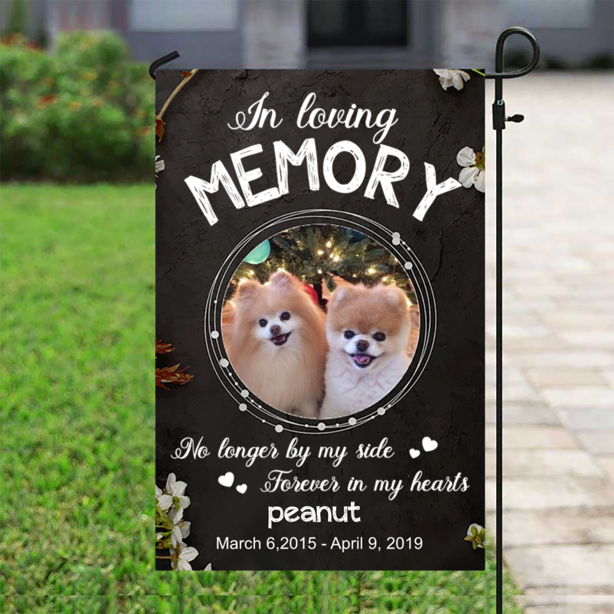 In Loving Memory Memorial Garden Flag