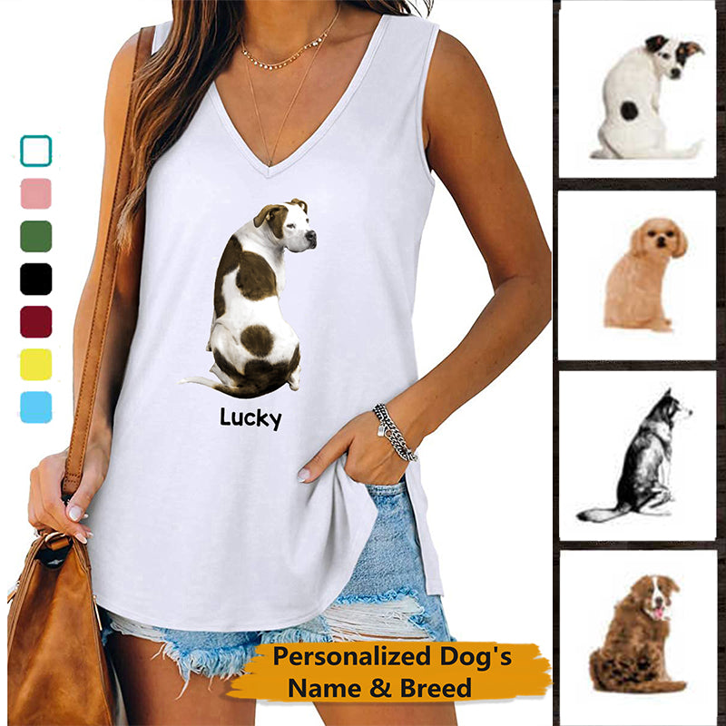 Personalized Dog's Name & Breed Tank Top & Classic Tee No.YDOG03M