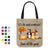 Fall Season Standing Cats Personalized Canvas Bags