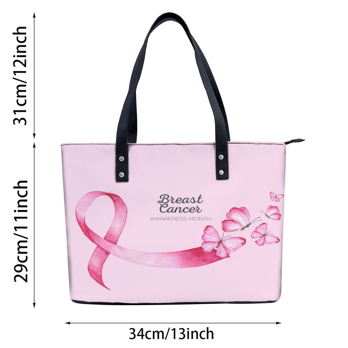 Breast Cancer Awareness Shoulder Bag No.ZMFD8Q