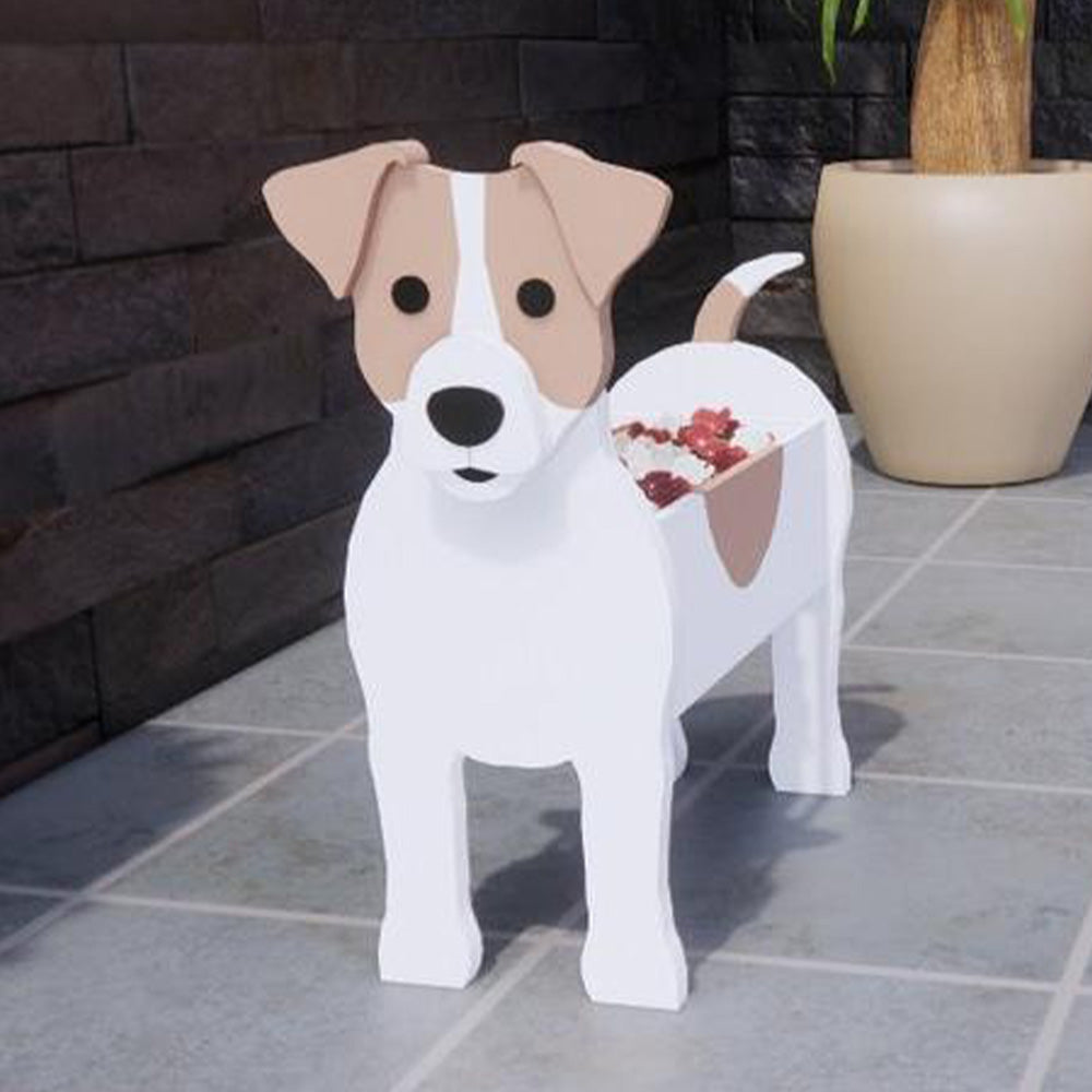 PVC Dog Planter - Gift For Garden Lovers - Personalized Custom Name Dog Planter