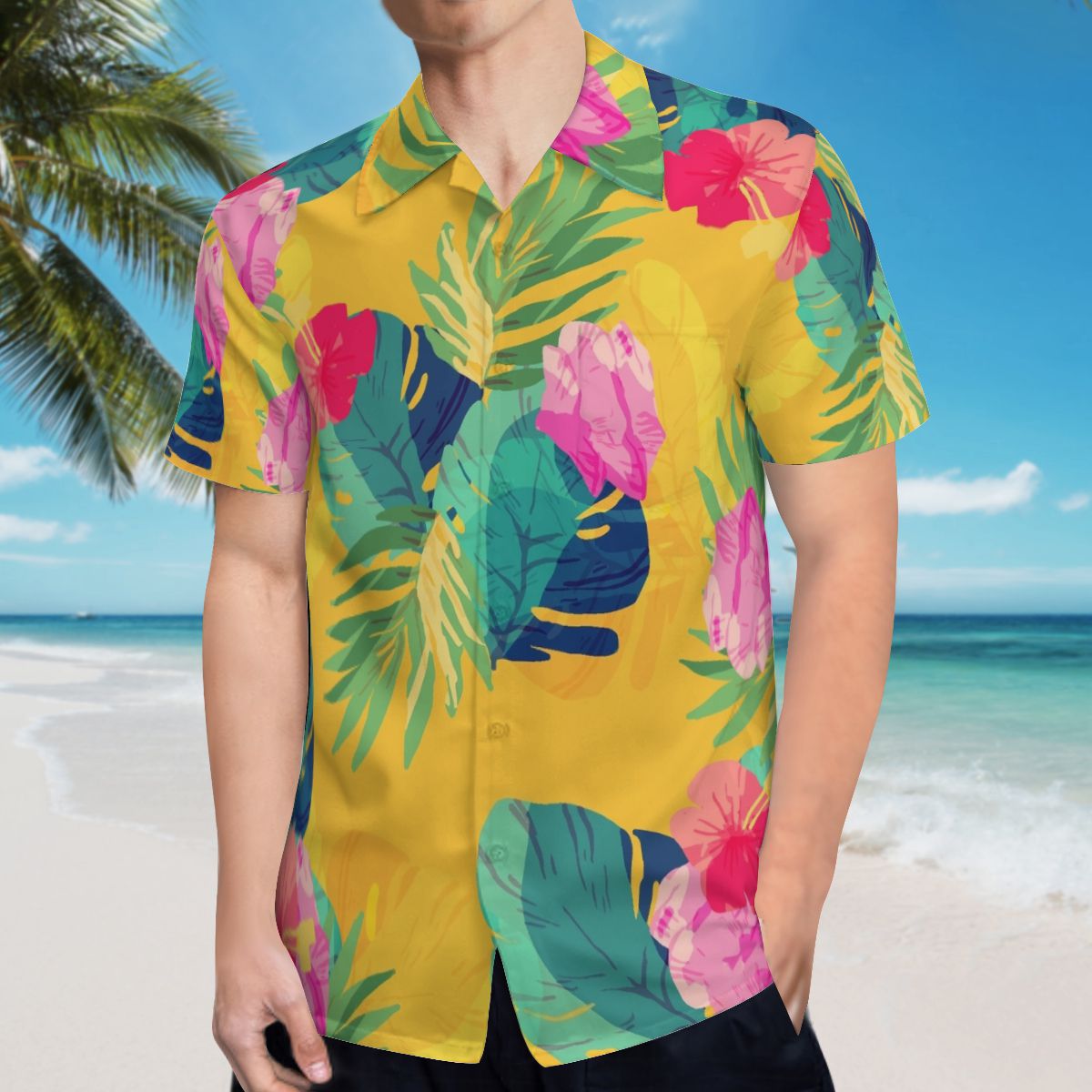 Tropical Leaves 016 Hawaiian Shirts No.2ANJIZ