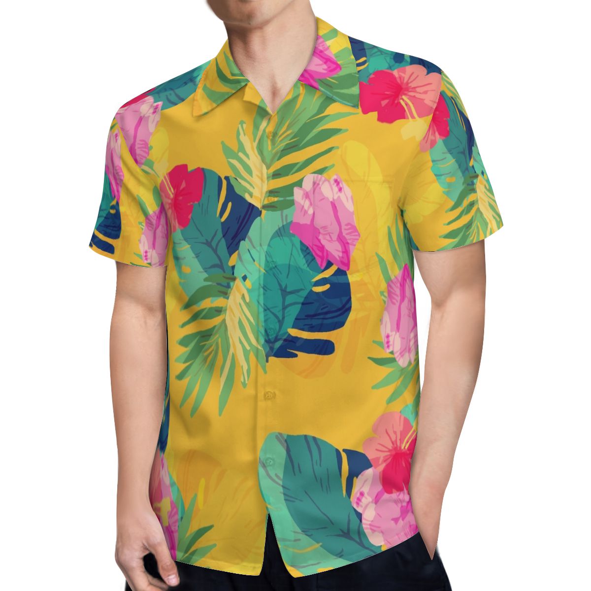 Tropical Leaves 016 Hawaiian Shirts No.2ANJIZ