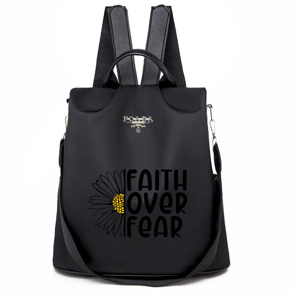 faith over fear flower Backpack No.2NBLTR