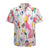 水彩色鮮やかな春の花グラフィックアロハシャツ No.2ONVTF