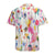 水彩色鮮やかな春の花グラフィックアロハシャツ No.2ONVTF