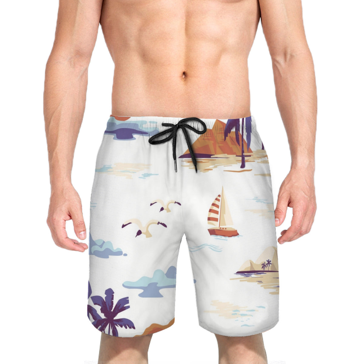 Hawaii Pattern 031 Men's Swim Trunks No.2T5JDP