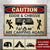 Caution For Campers - Personalized Camping Metal Sign