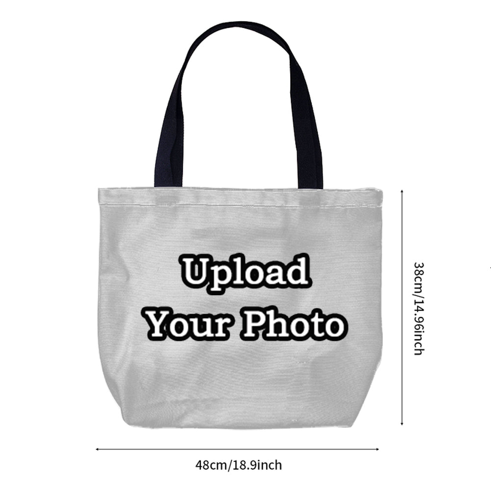 Custom Photo, Personalized Photo Canvas Bags