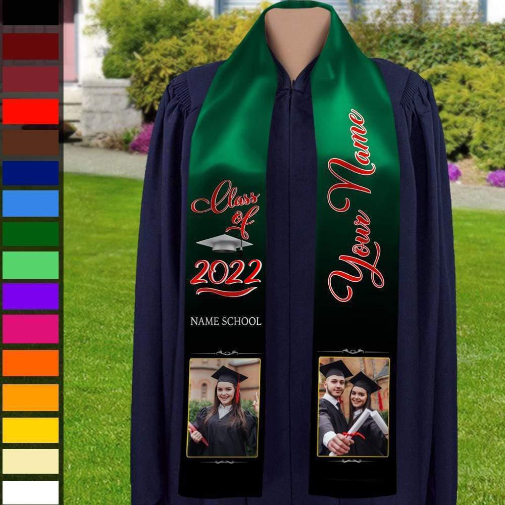 Photo Class of 2023 Stoles Sash, Graduation Gift, Senior Gift