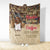 Reading Chibi Just A Girl Who Loves Books - Personalized Custom Fleece Blanket