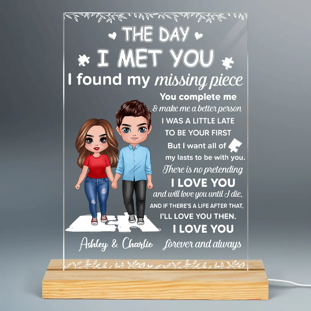 Custom Photo Acrylic Plaque, Valentines Gifts for Him