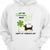 St. Patrick's Day Dachshunds Shamrock Dandelion Personalized Hoodie Sweatshirt