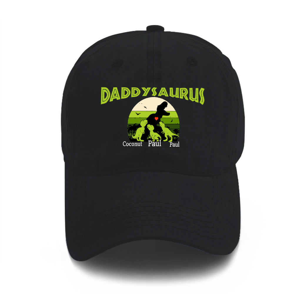 Daddysaurus Personalized Cap