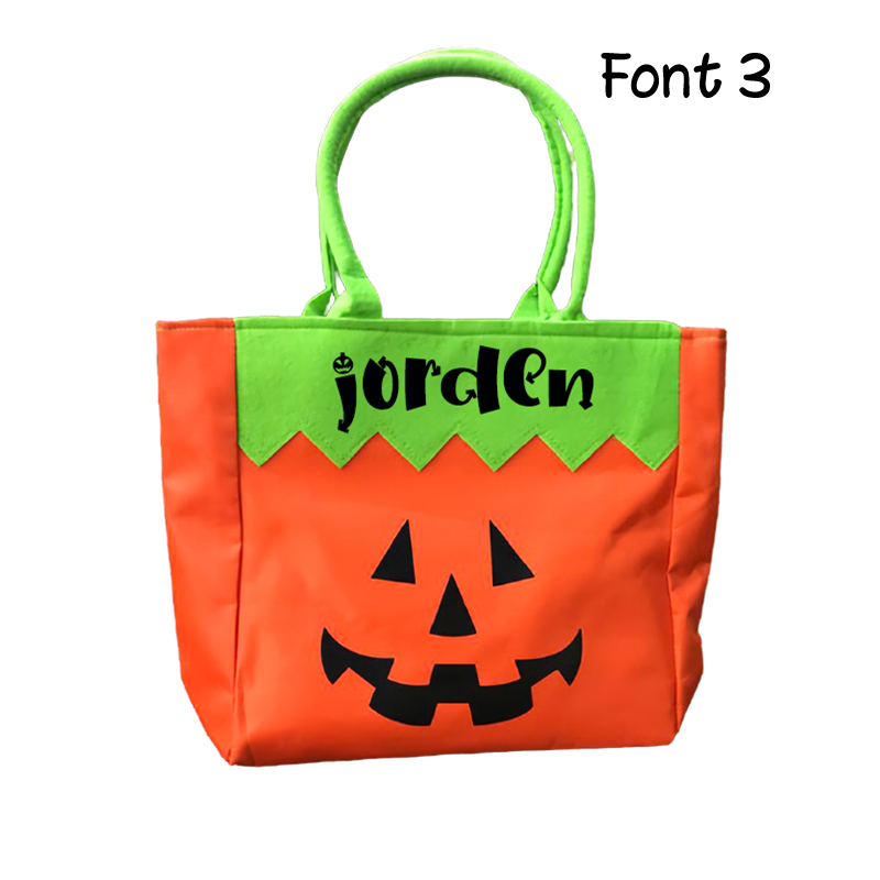 Halloween Bag Girl or Boy Kids Personalized Halloween Bag Trick or Treat Bag Trick'R'Treat Candy Bag Candy Basket Halloween Bags