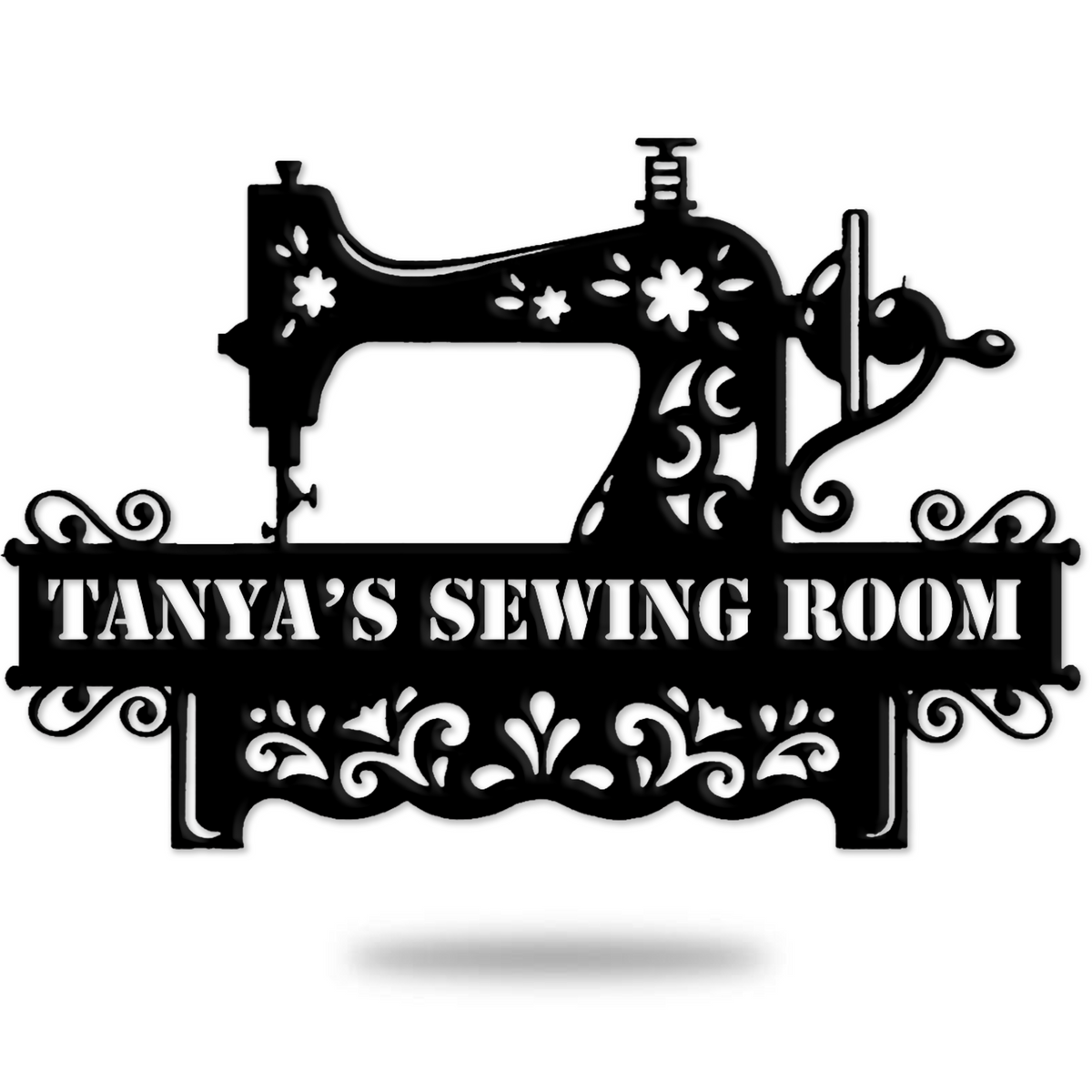 Custom Sewing Metal Sign, Sewing Room Sign, Sewing Metal Wall Art