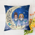 Cool Doll Besties On Moon Personalized Polyester Linen Pillow