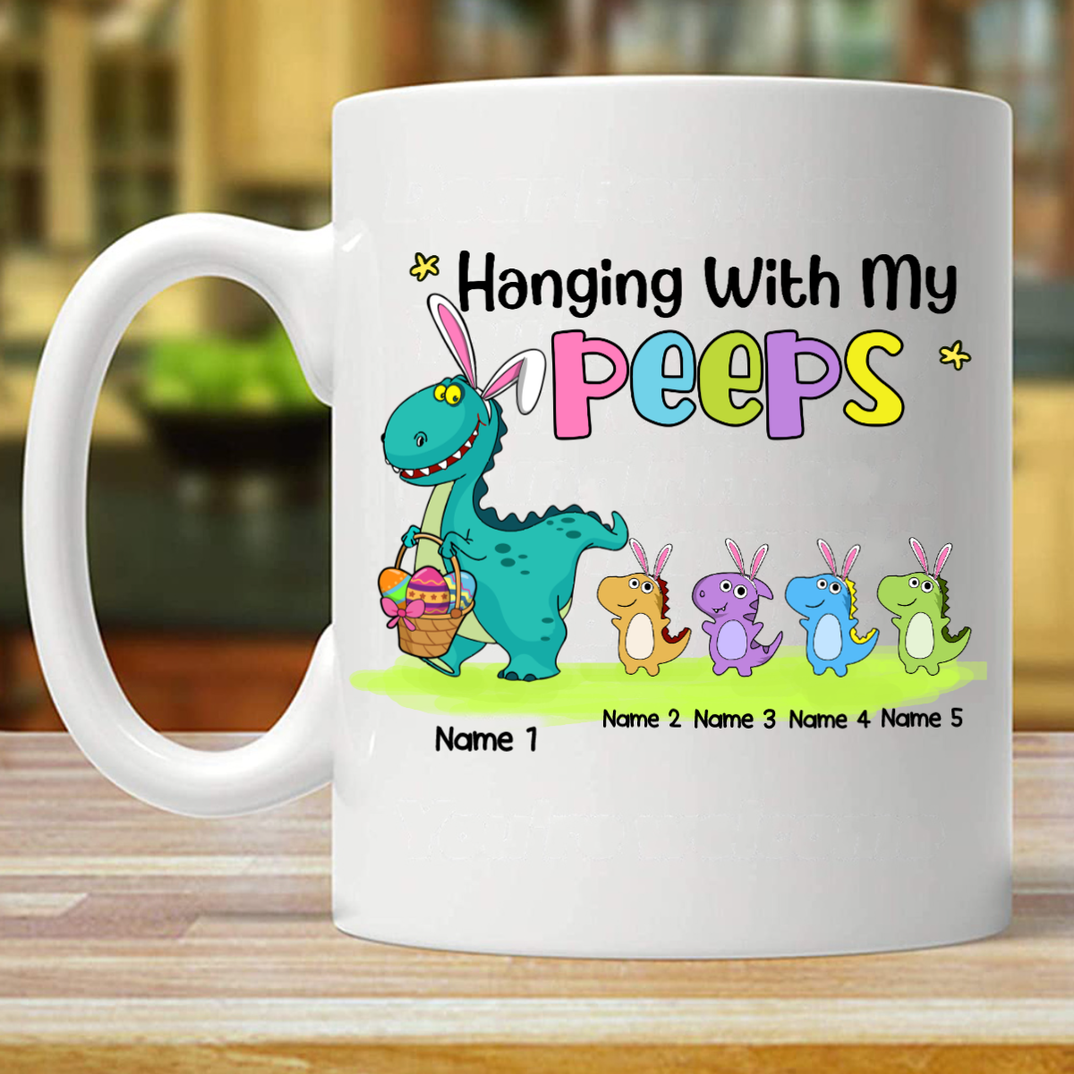 Personalized Easter Mom Grandma Mug (Double-sided Printing)