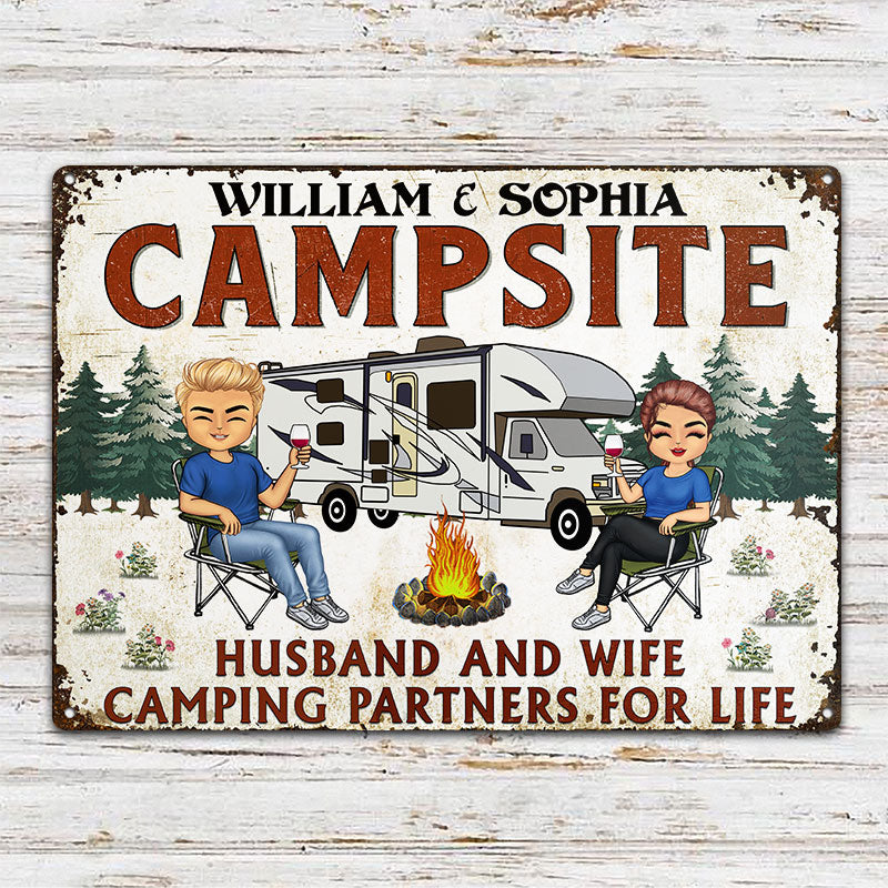 Let's Sit By The Campfire - Personalized Camping Tumbler