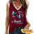 Angels Among Us Butterfly Memorial Personalized Women Tank Top V Neck Lace