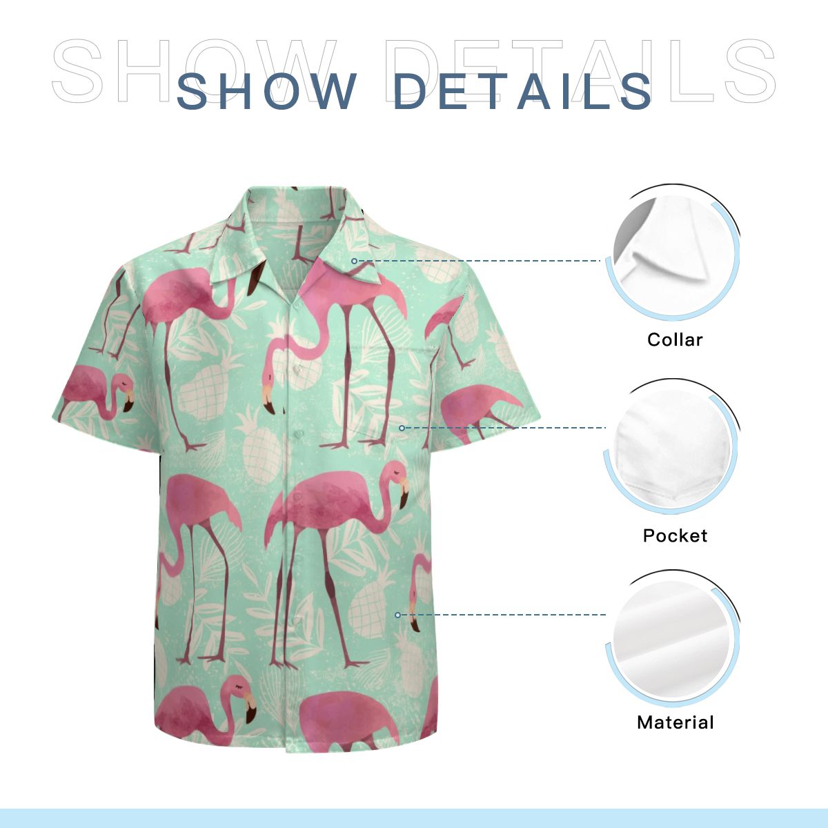 Flamingo 02 Hawaiian Shirts No.32ZOM9