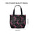 Love and Support Pink Ribbon Pattern Canvas Bag No.LPFM8M