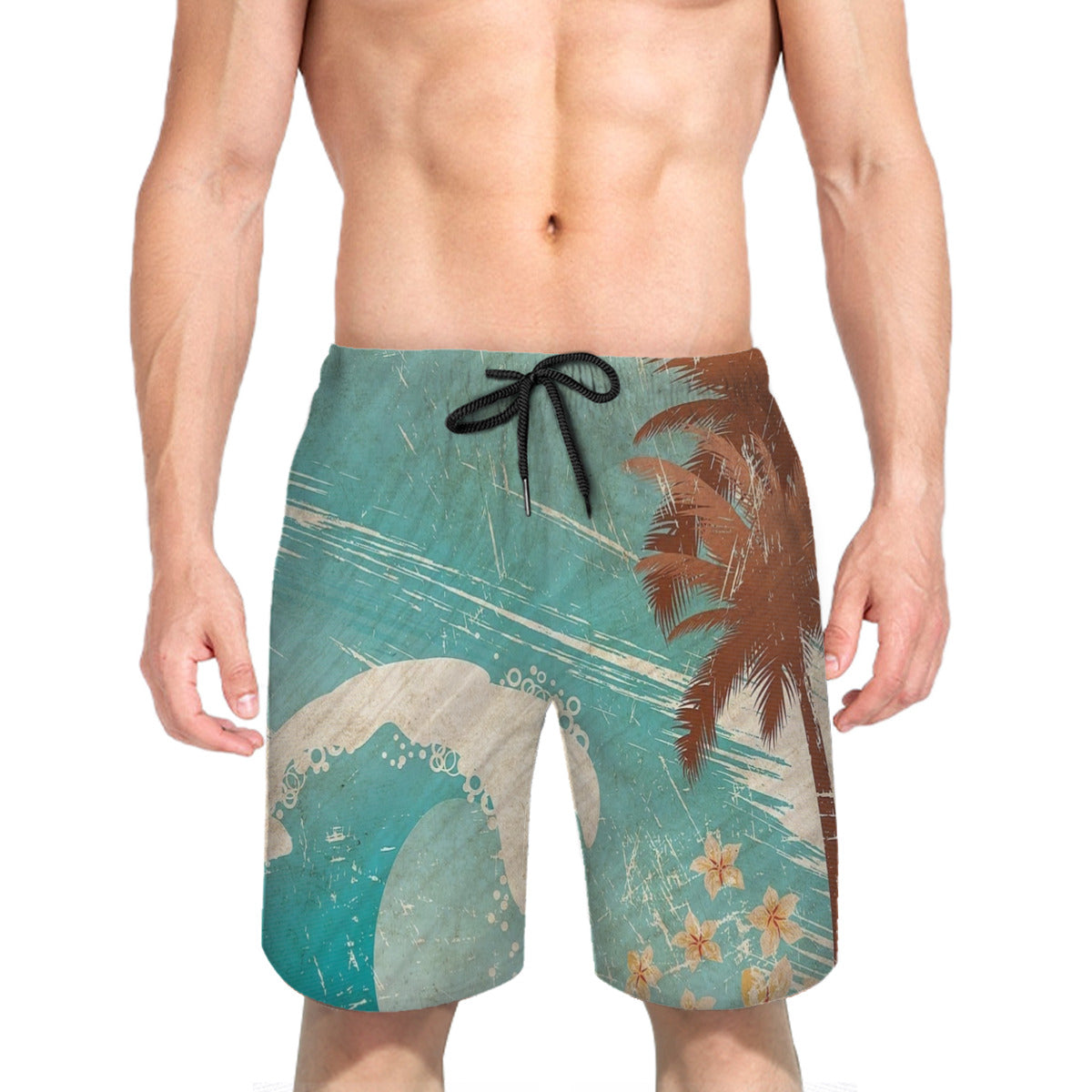 Hawaii Pattern 009 Men's Swim Trunks No.3CHVIT