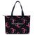 Love and Support Pink Ribbon Pattern Shoulder Bag No.LPFM8M