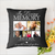 In Loveing Memorial Personalized 5 Photos & Name & Date Polyester Linen Pillow