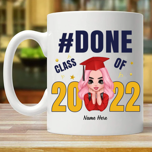 Graduation Girl Boy Personalized Mug (Double-sided Printing)